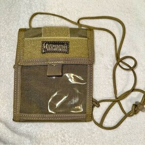 Maxpedition Traveler Deluxe Passport ID Holder Tactical Neck Wallet Pouch